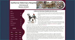 Desktop Screenshot of californiavethospital.com
